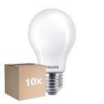 Multipack 10x Philips Master LED E27 Pear Filament Frosted 5.9W 806lm - 922-927 Dim To Warm | Best Colour Rendering - Dimmable - Replaces 60W