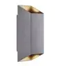 Nordlux Nico Wall Light Aluminium Anthracite Up & Down | IP54 - Suitable for 2x GU10