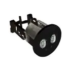 Ecolight Via Led Emergency Lighting Recess Black 3.4W | 1H Self-contained Maintained Self-test 