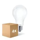 Multipack 4x Philips Classic LED Bulb E27 Pear Frosted 17.5W 2452lm - 840 Cool White | Replaces 150W
